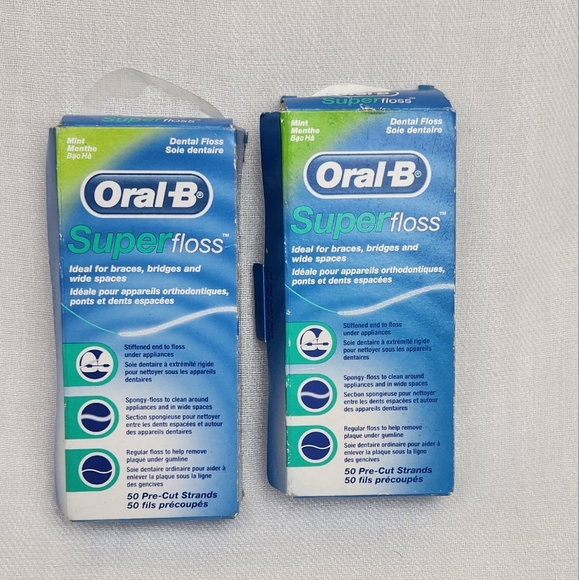 Oral B Super Floss Ideal Braces And Bridges. - Picture 1 of 2